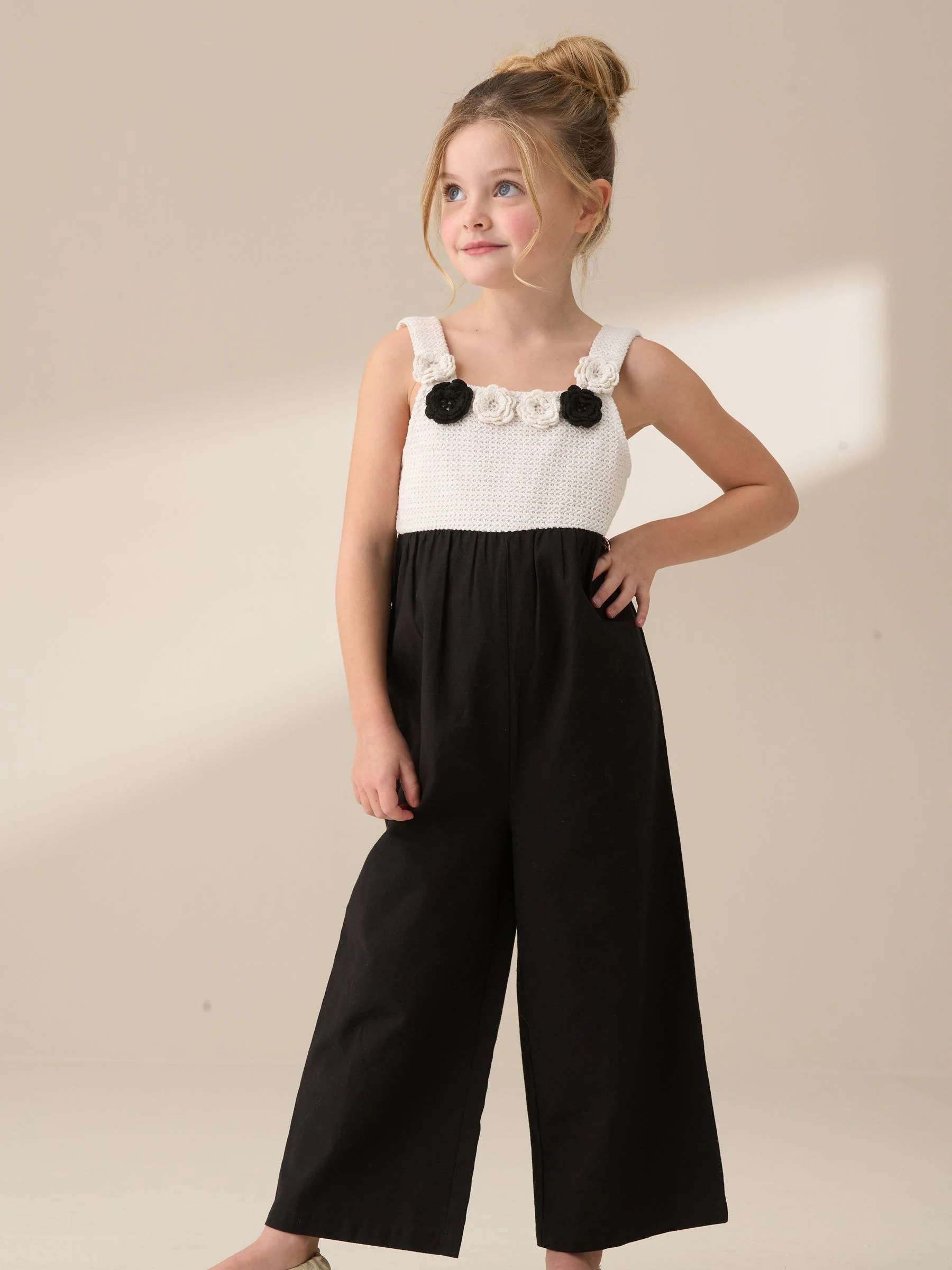 Angel & Rocket - Illiana - Gehaakte linnen jumpsuit