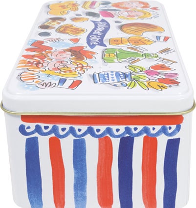 Blond Amsterdam koekblik Hollands Glorie multi 19,5 x 10,4 x 7 cm