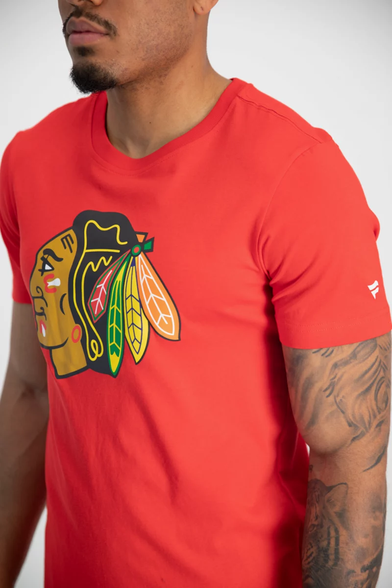 Fanatics Chicago Blackhawks Primary Logo Graphic Herren T-Shirt