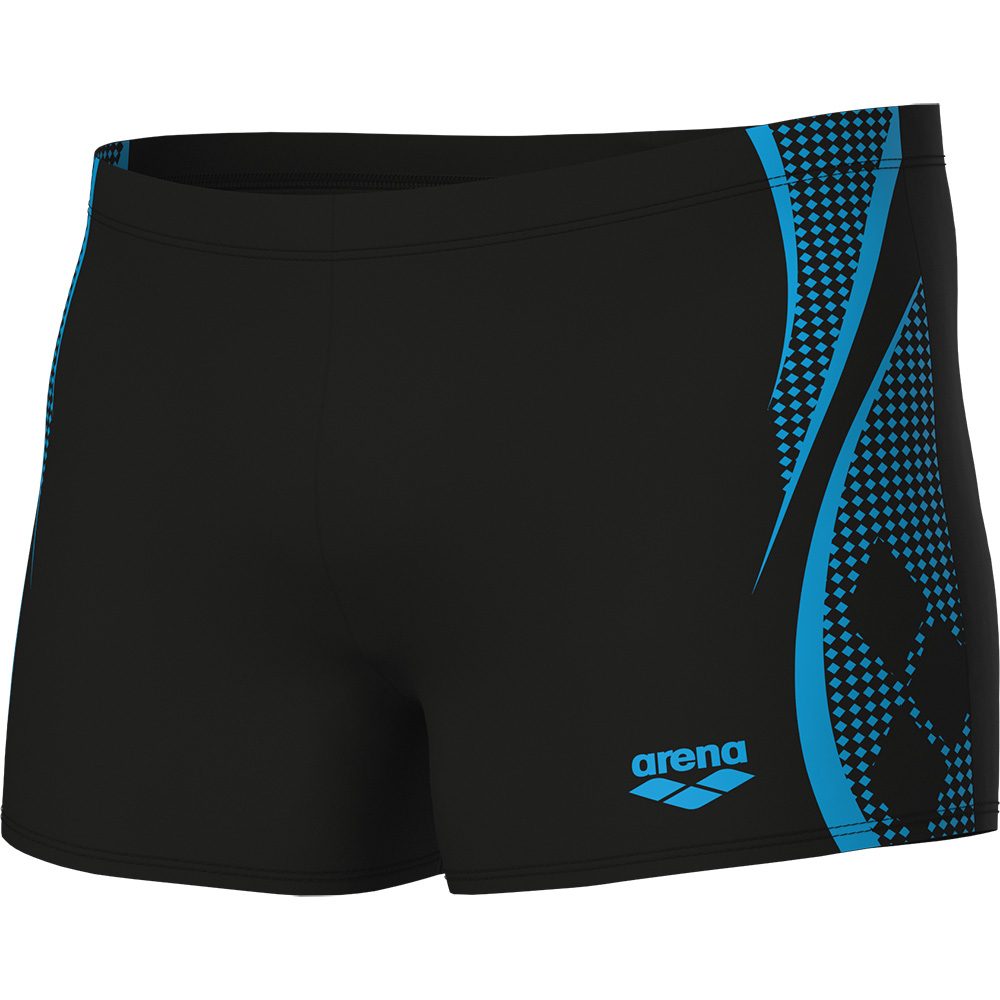 Arena Graphic Badehose Herren schwarz