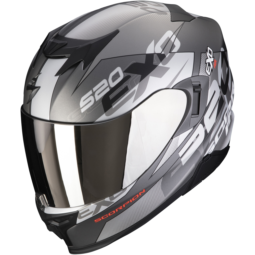 Scorpion - Casque Exo-520 Evo Air Cover Argent