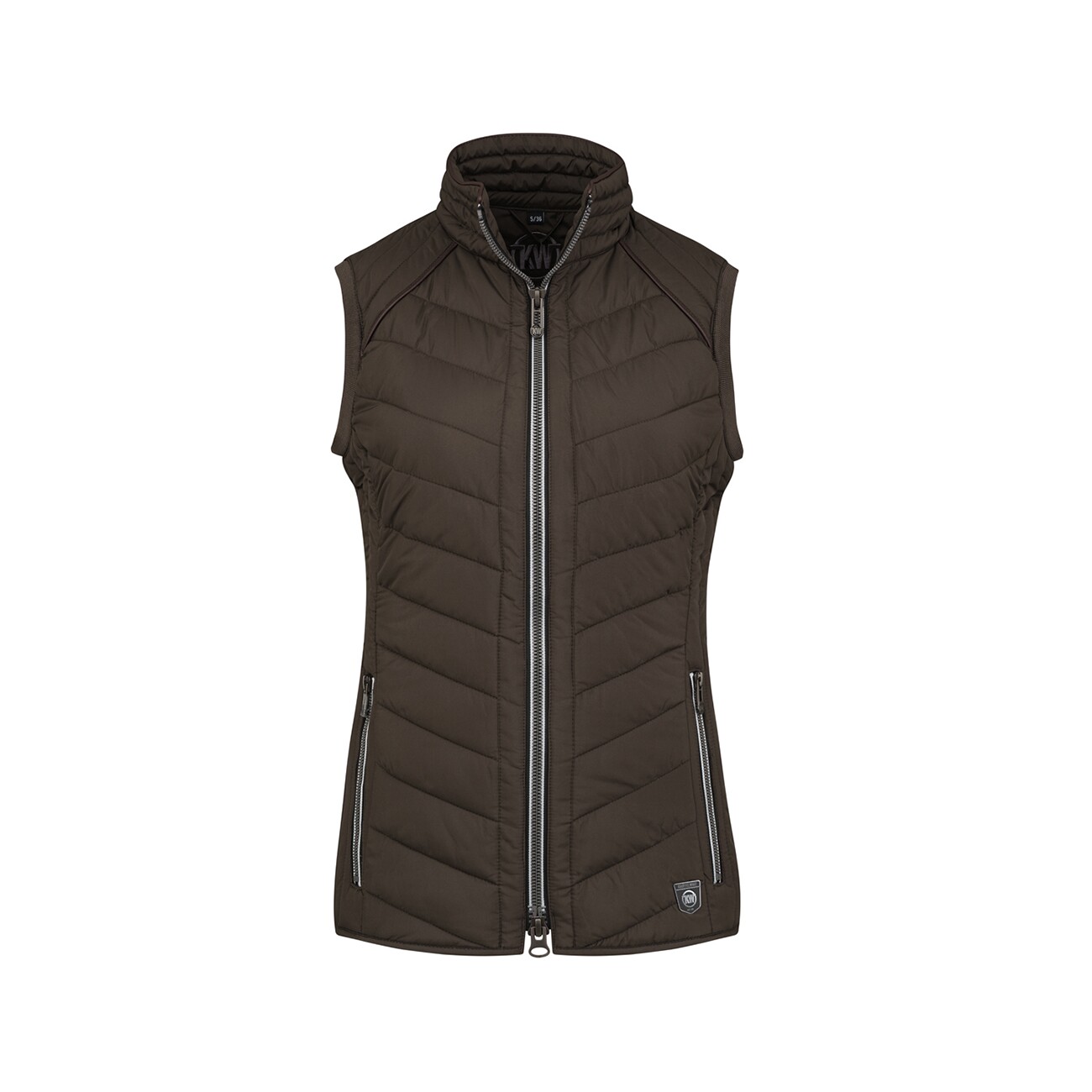 Knuffelwuff Damen Weste Riverside braun 42 - EU