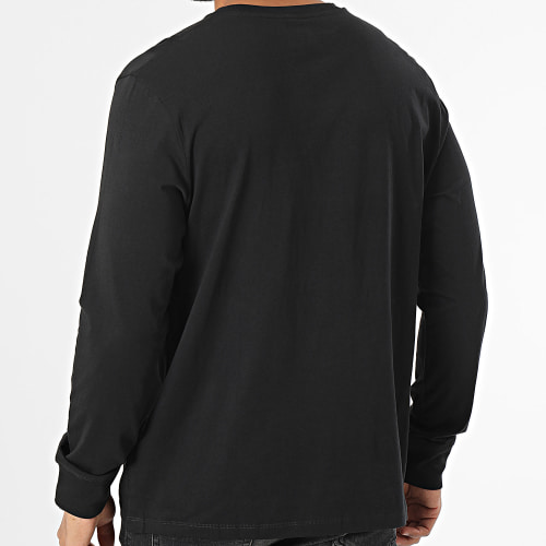 Tee Shirt Manches Longues AOP Logo A6JK9 Noir