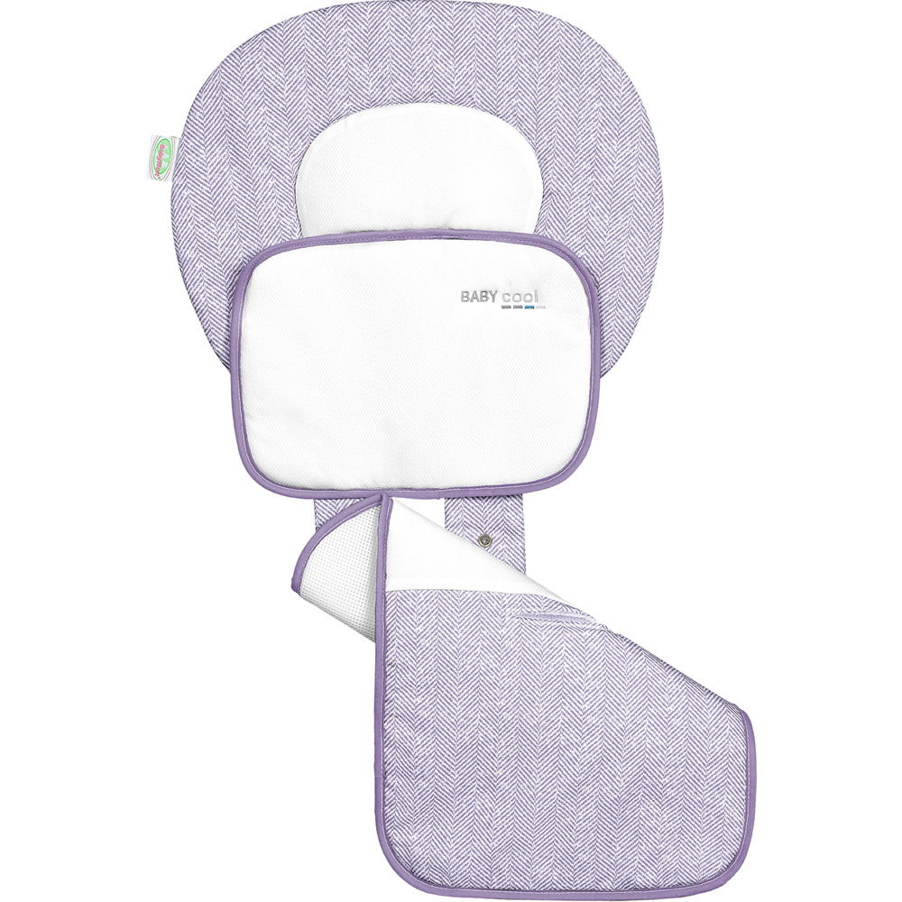 OdenwälderOdenwälder   Sommer Babycool Kinderwagenauflage ergonomisch violett