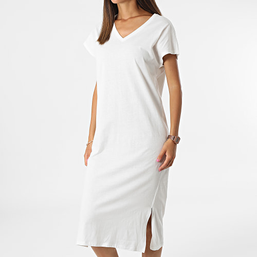Robe Longue Femme Anna 10265415 Blanc