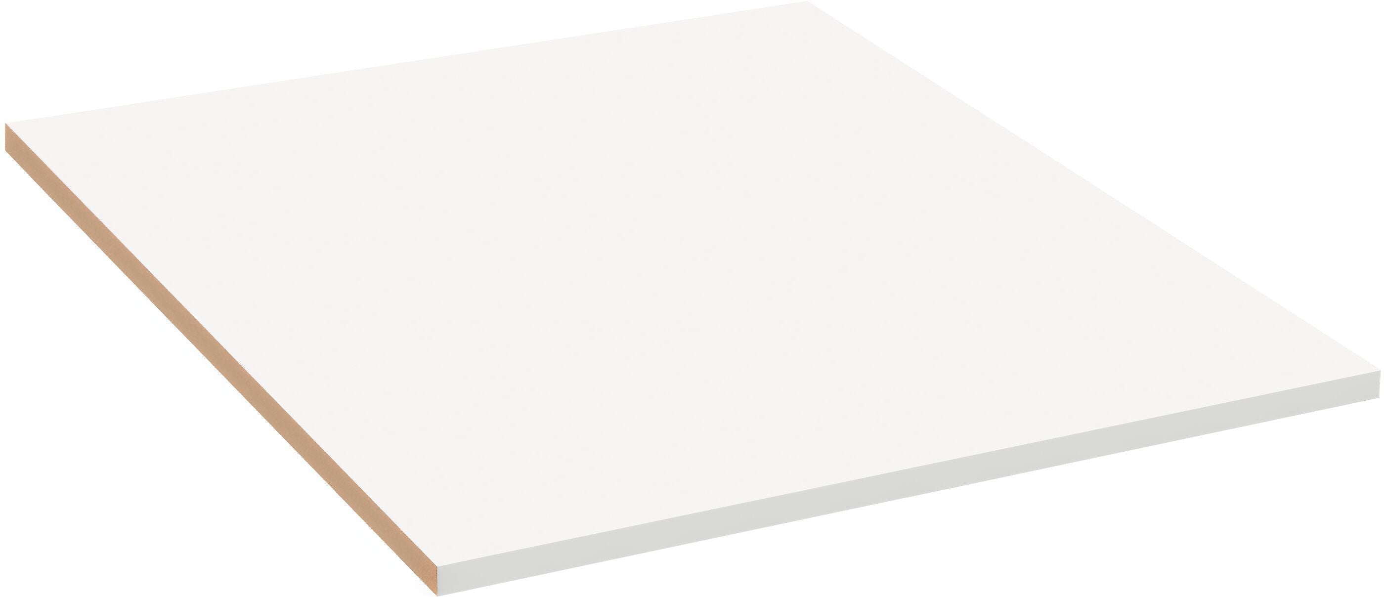 NIDO Tablar - Weiss lackiert / B: 47.4 cm x T: 47.2 cm x H: 1.8 cm