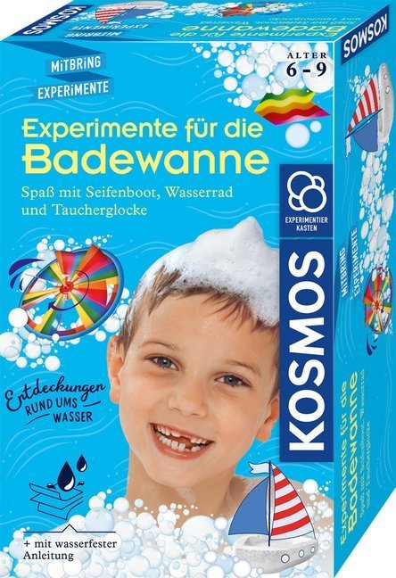 Erste Experimente – Experimente für die Badewanne in bunt