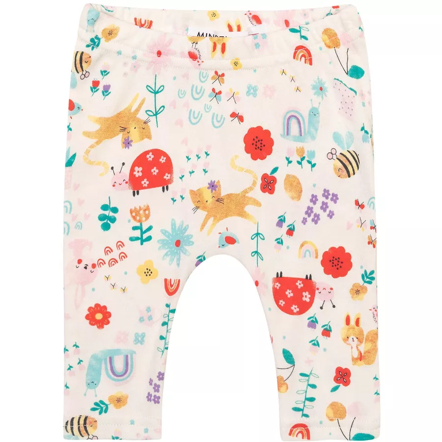 MINOTI 3er-Pack Leggings RosaCremeweiß