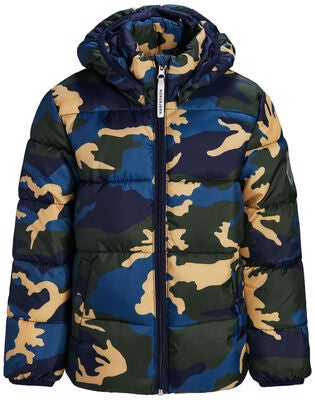 Nordbjørn Narvik Puffjakke, Camo Blue