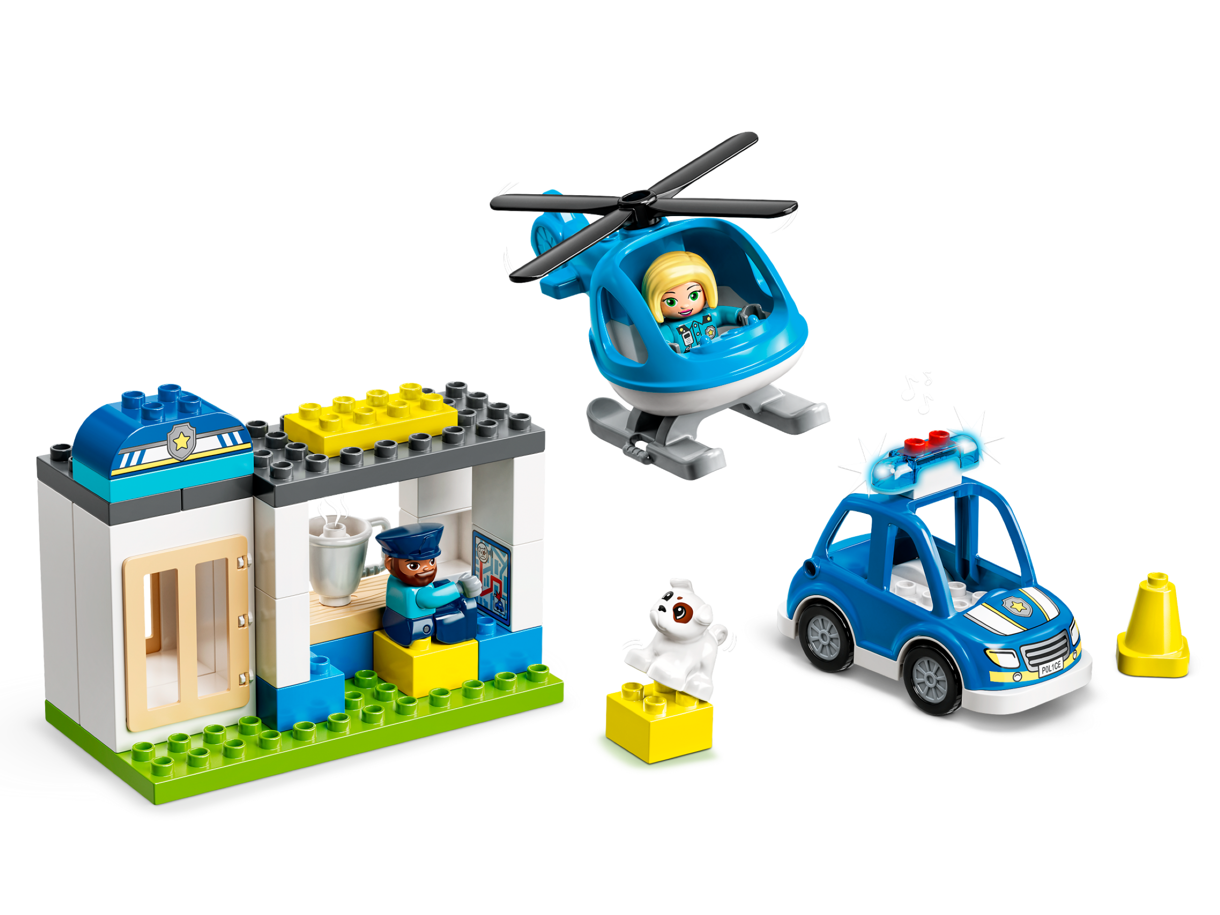 delegacia de polícia e o helicóptero da polícia 10959