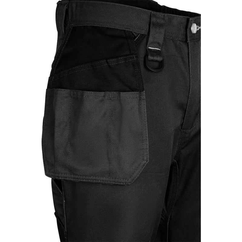 Portwest Urban werkbroek met holsterzakken en kniezakken + gratis kniestukken 60 zwart*
