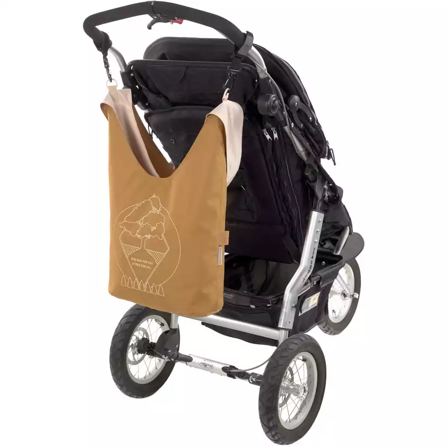 LÄSSIG Umhängetasche Green Label Charity Shopper Tree curry