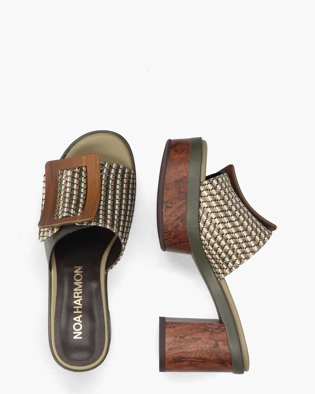 Noa Harmon Guadalupe Groen Damesslippers
