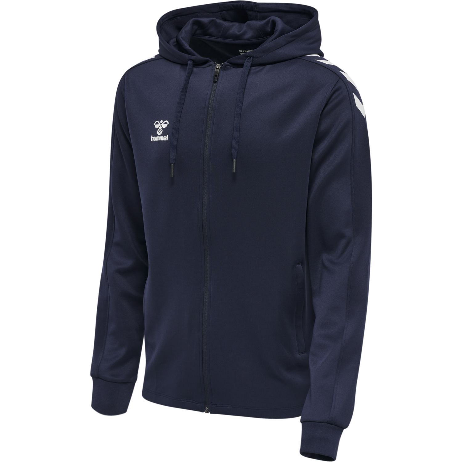 hmlCORE XK POLY ZIP HOOD SWEAT