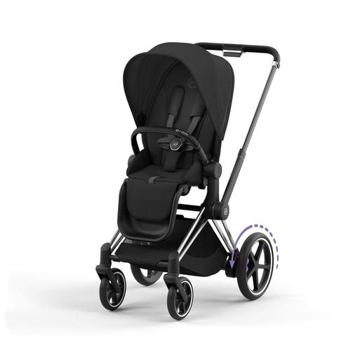 Poussette e-PRIAM Chrome Black Sepia Black 2023 - CYBEX