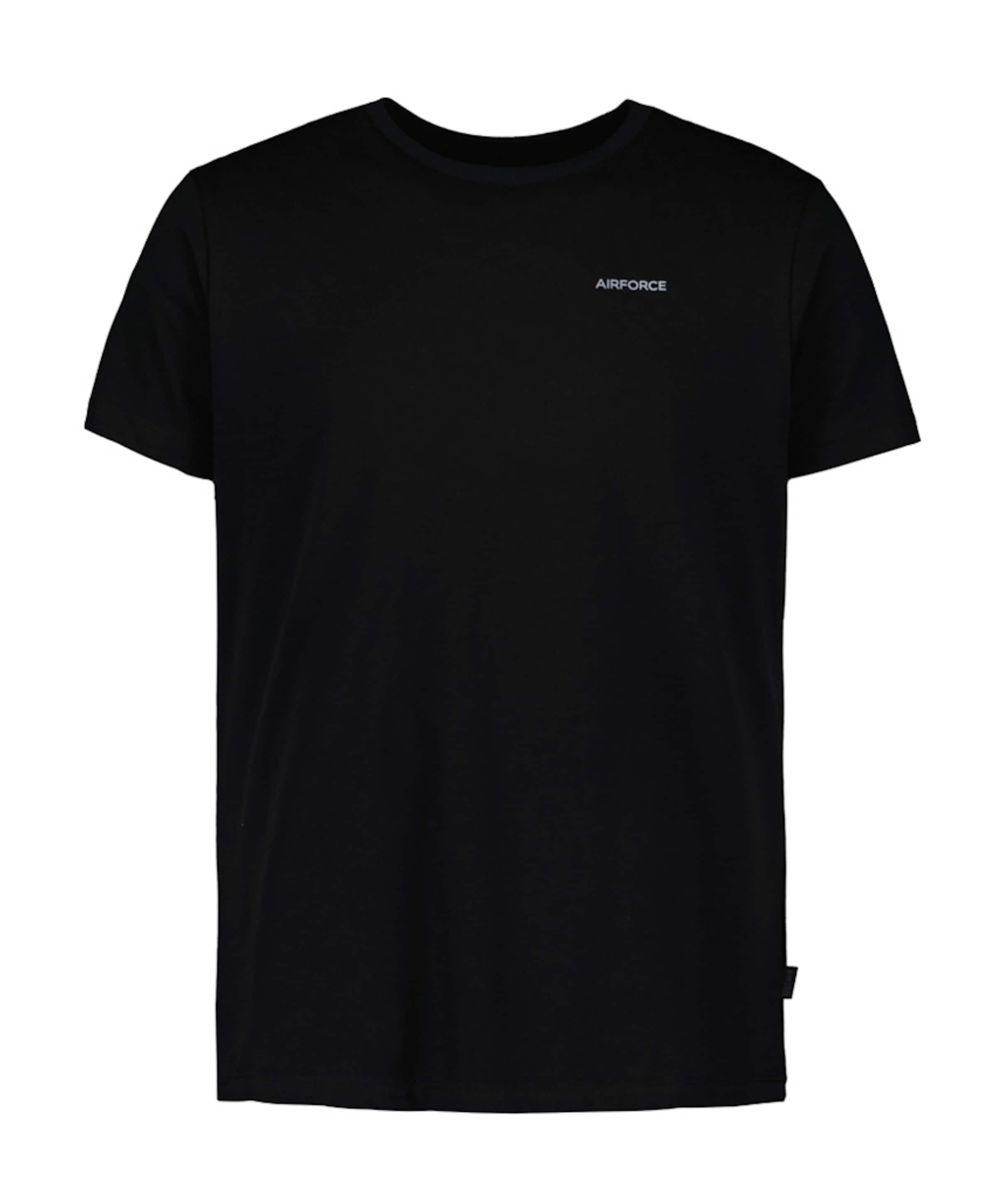 Airforce Heren T-shirt zwart