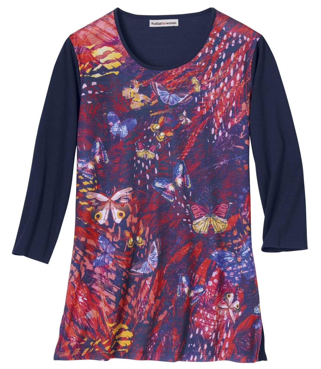 Tee-Shirt à Imprimé Papillons