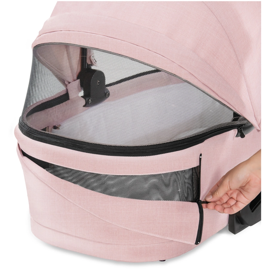 hauck Kinderwagen Vision X Set Silver Melange Rose