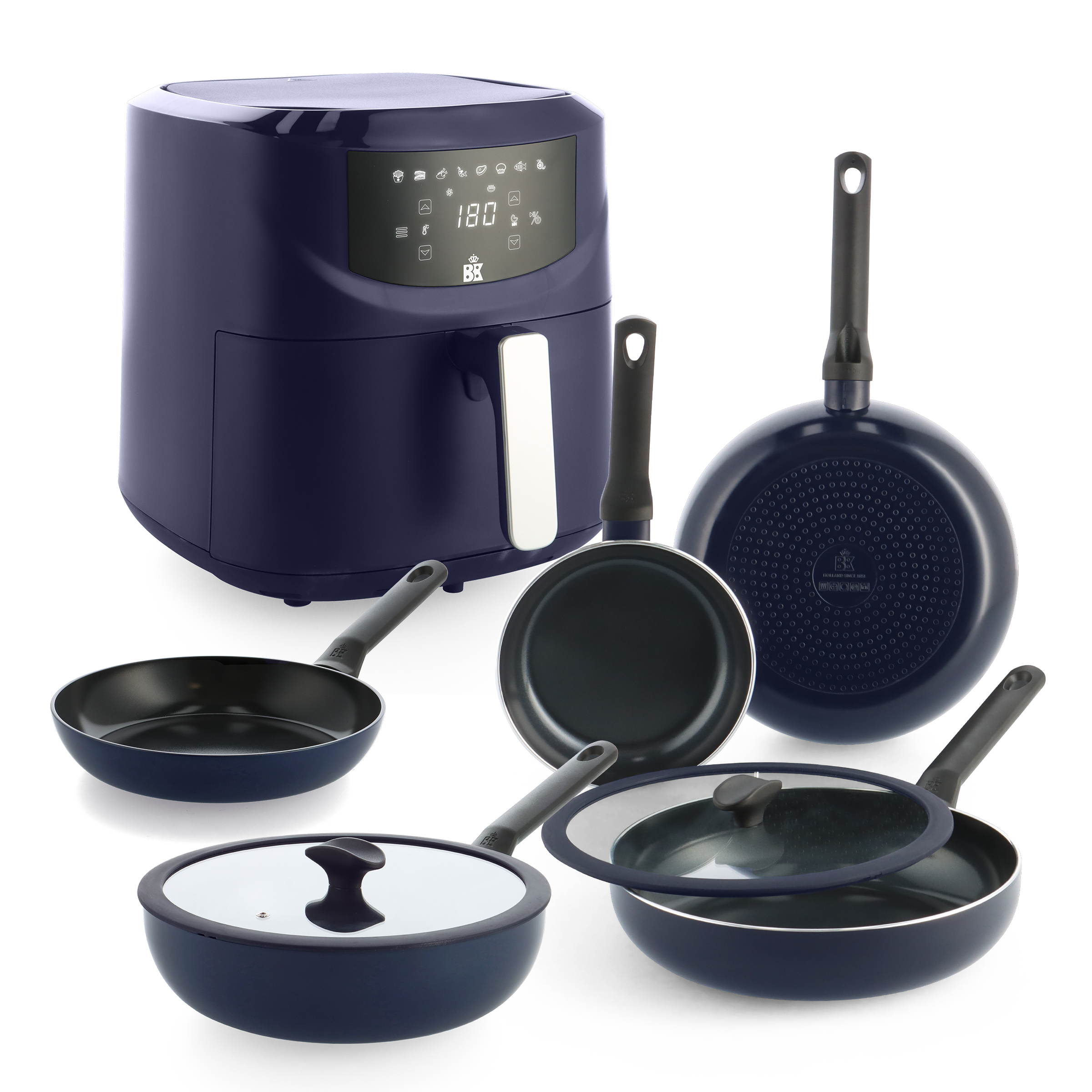 Enjoy Oxford Blue   Air Fryer 8-delige set