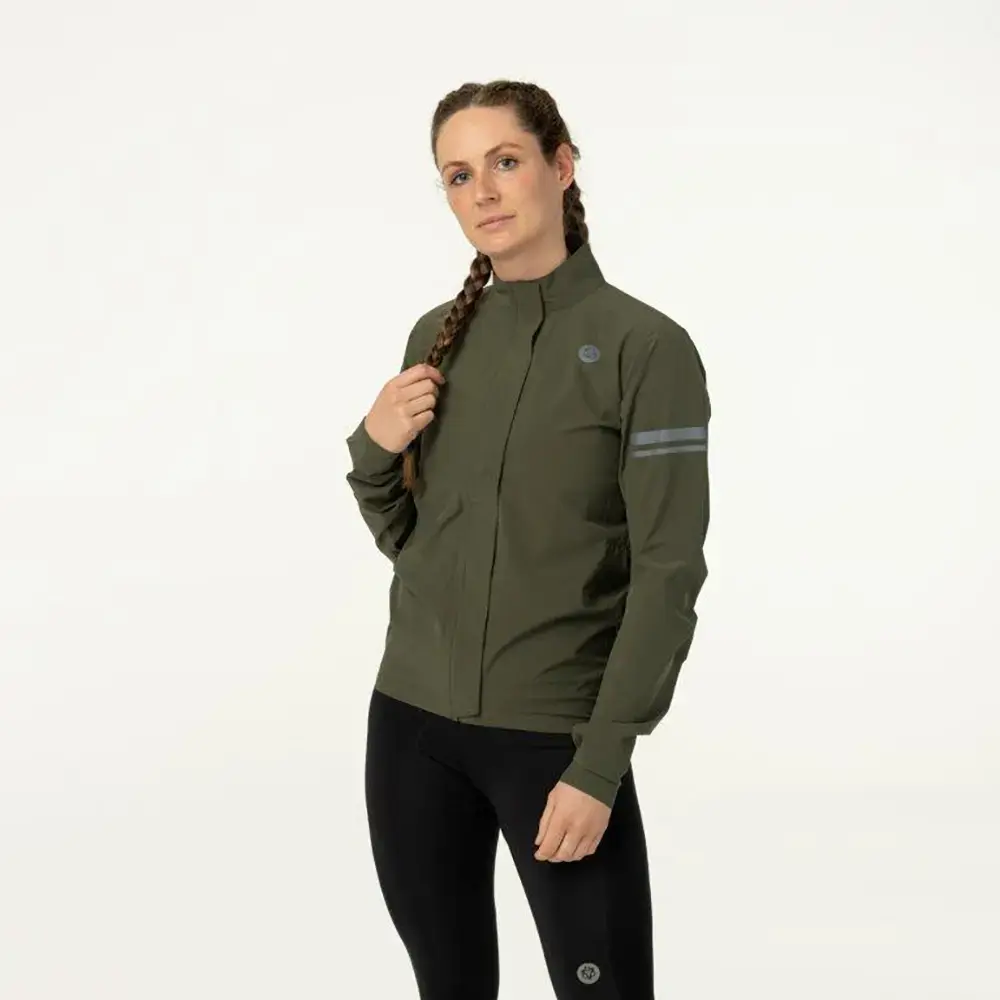 AGU Essential Prime II Regenjack Groen Dames
