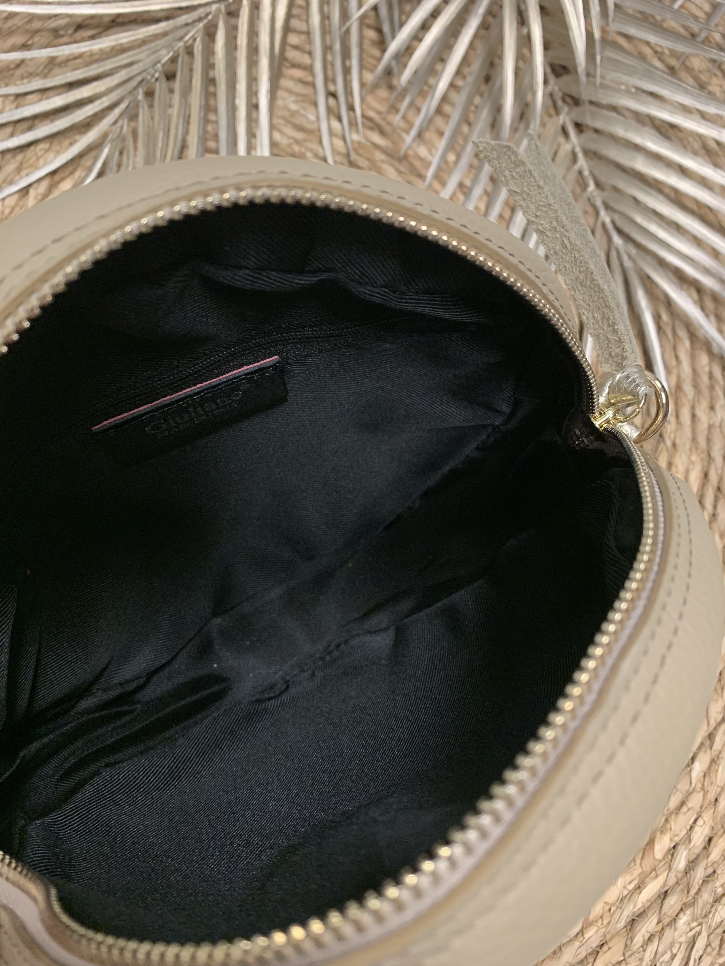 Mieke - Round Bag - Zand/Goud
