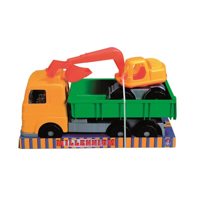 Sandspielzeug - LKW mit Bagger