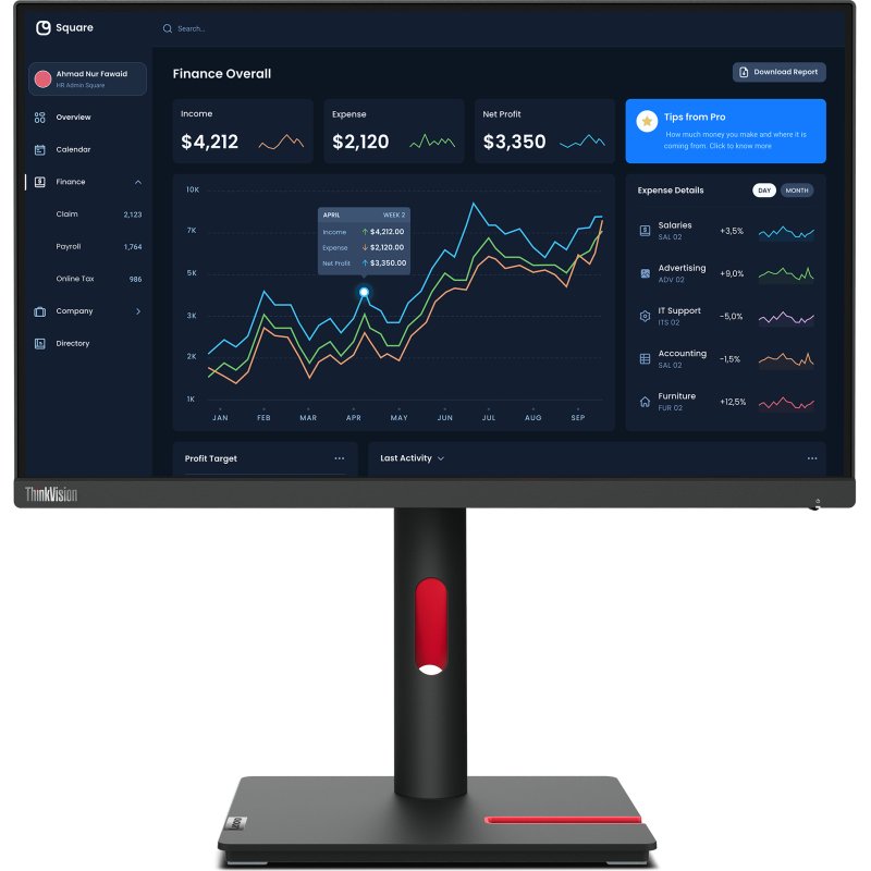 Lenovo ThinkVision T22i-30 Moniteur