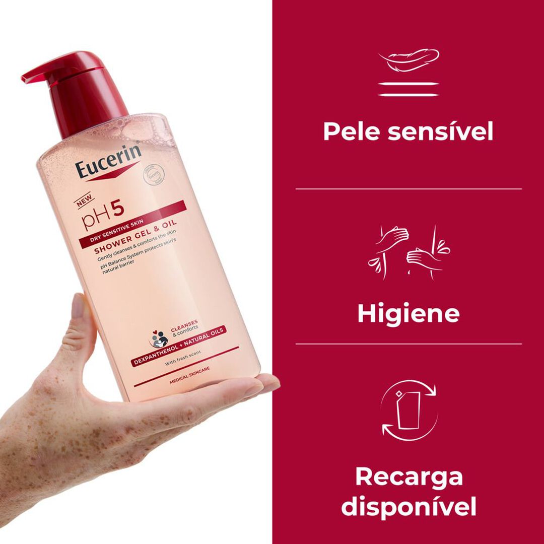 EUCERIN  pH5 Gel & Óleo de Duche - 400ml