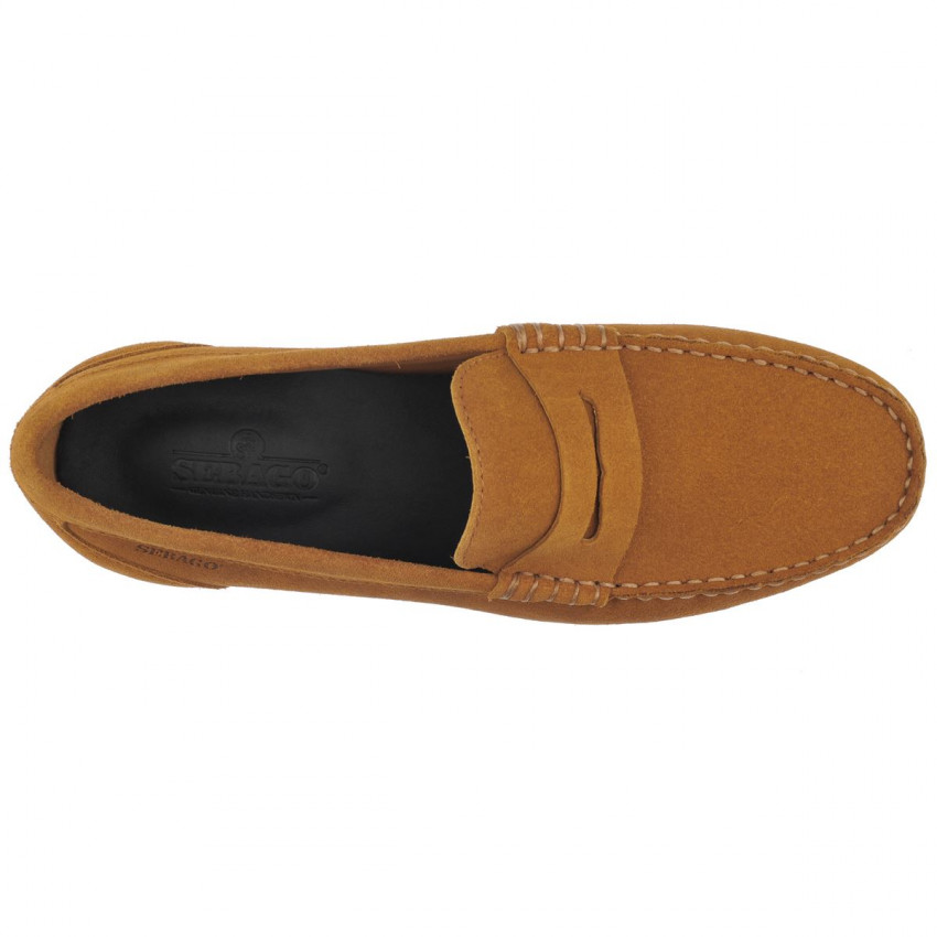 BYRON SUEDE Yellow Mustard Regular MOCASSIN-Mocassin pour homme en cuir suede