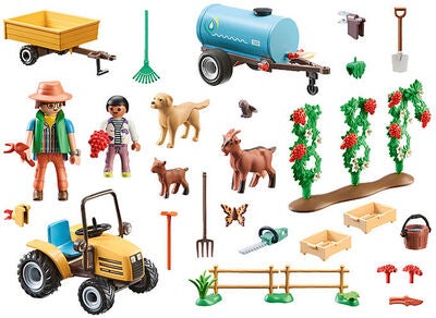 Playmobil 71442 Country Byggesett Traktor med Tilhenger