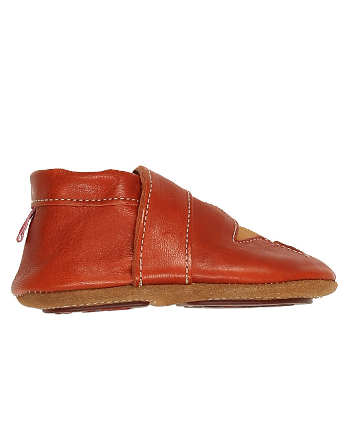 Krabbelschuhe STELLA in ziegel
