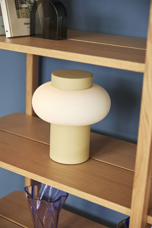 Hübsch Camp Table Lamp Sand/White Sand/hvid