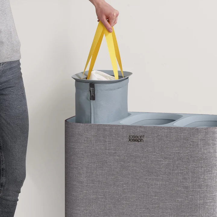 Joseph Joseph - Tota Trio Wäschekorb, 90 l, ecru