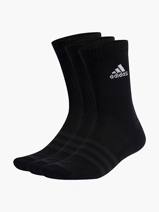 adidas 3 Pack Socken Schwarz