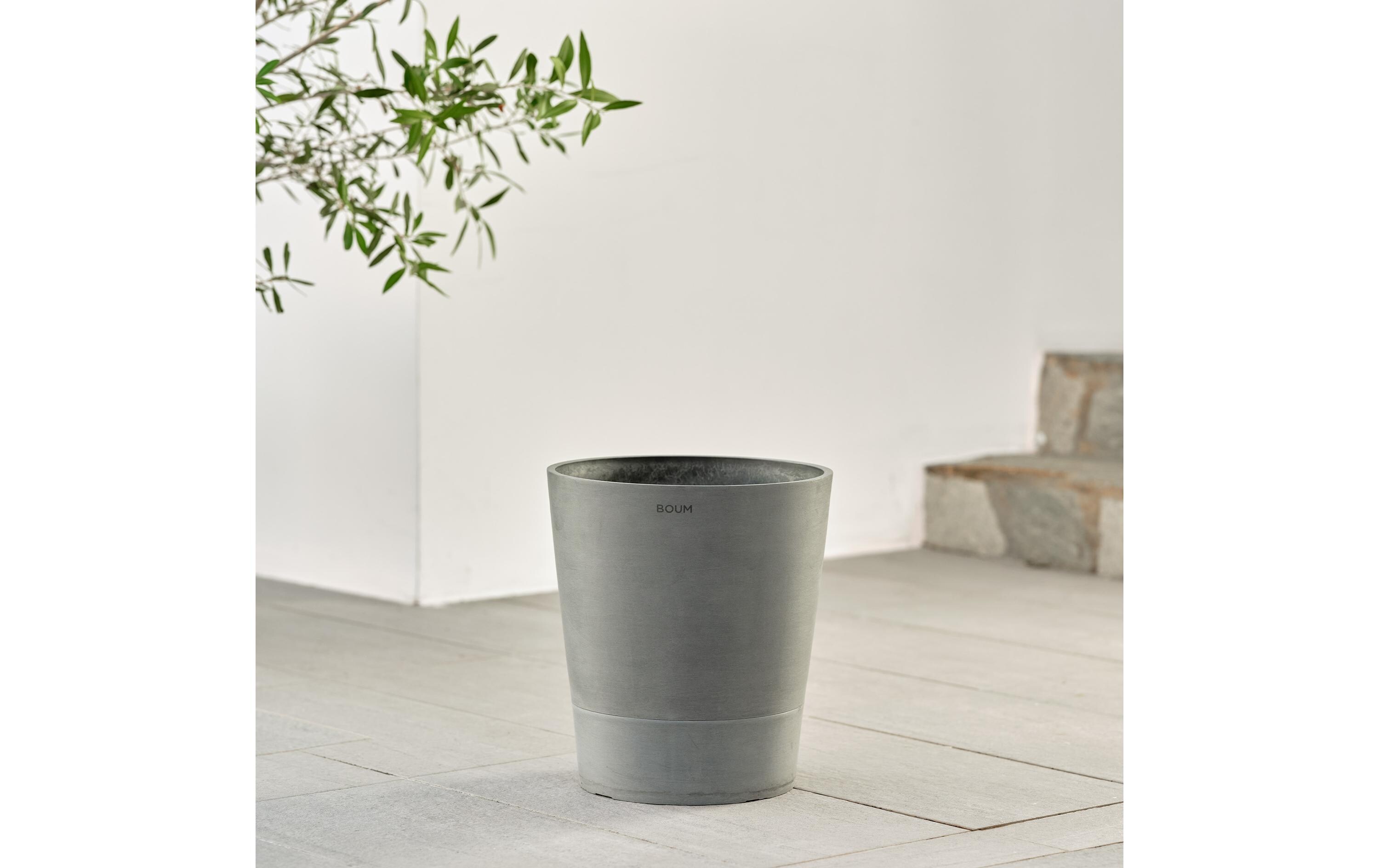 Pflanzentopf 15 L Pro Grau15 l Pflanztopf mit Dochtsystem