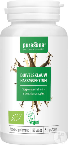 Purasana Vegan Harpagophytum 300mg Bio 120 Gélules