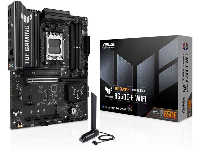 ASUS Mainboard TUF GAMING B650E-E WIFI ATX-Mainboard mit AM5 Sockel und WLAN