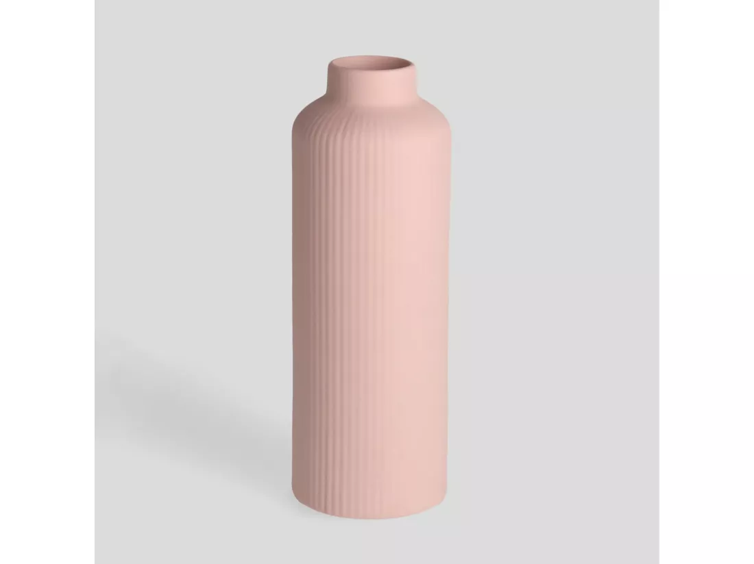 Vase Dahli rose moyen 23 x 8
