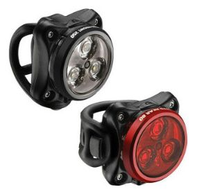 Éclairage Avant / Arrière Lezyne LED Zecto Drive Noir/Rouge