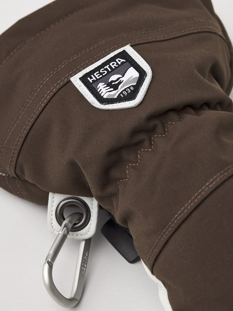Army Leather Heli Ski Gloves Espresso