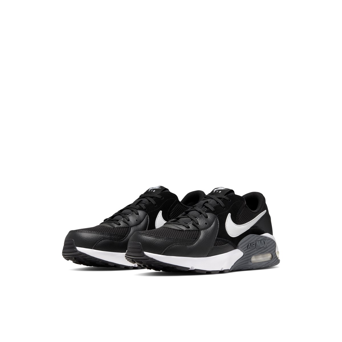 NIKE-Am_excee-m-Avec lacets - Talon plat - Noir/Blanc