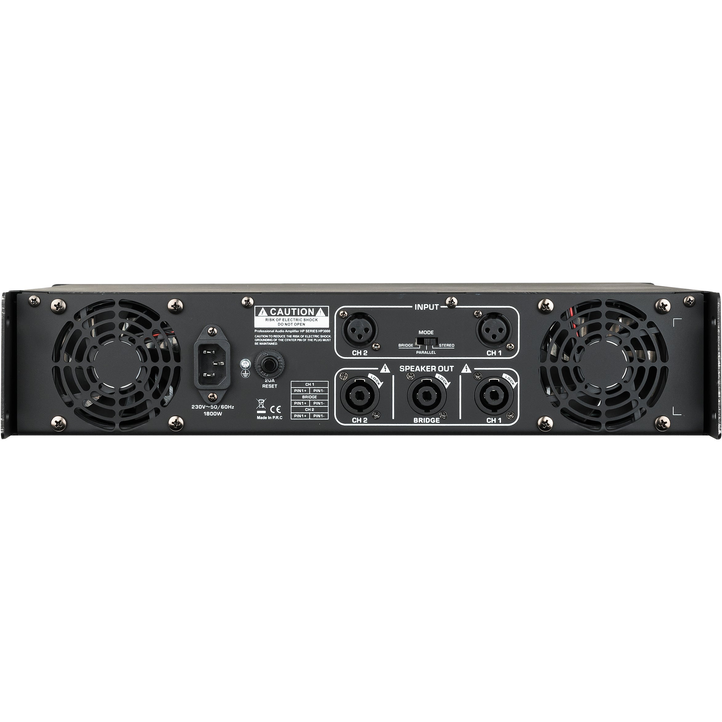 DAP HP-3000 klasse H versterker 2x 1400W @ 4 Ohm