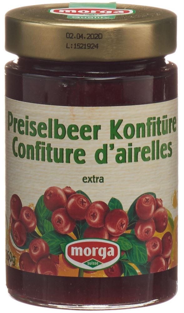 MORGA Konfitüre Preiselbeeren 350 g