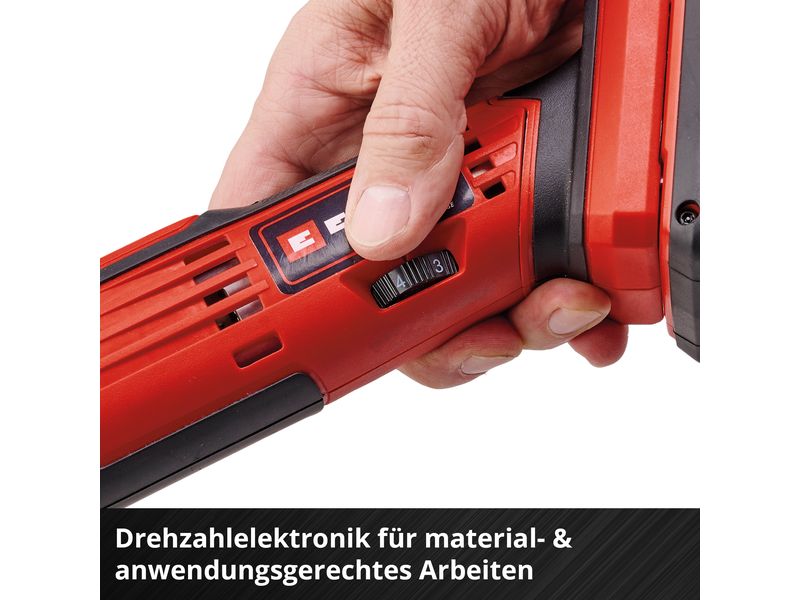 Einhell Multifunktionswerkzeug TE-MG 18/1 Li – Solo Akku-Multifunktionswerkzeug für vielzählige Arbeiten