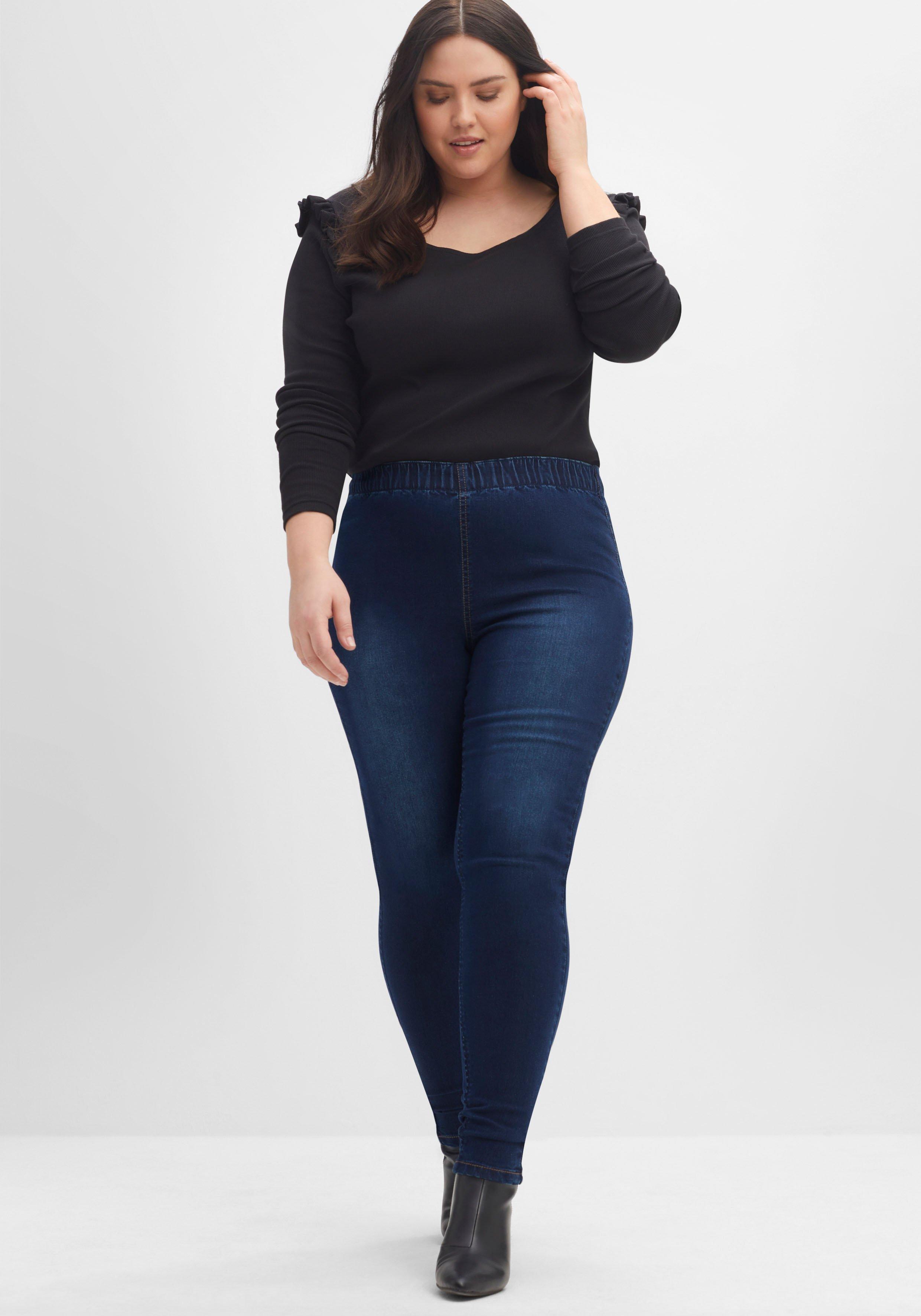 Jeggings in individueller Waschung