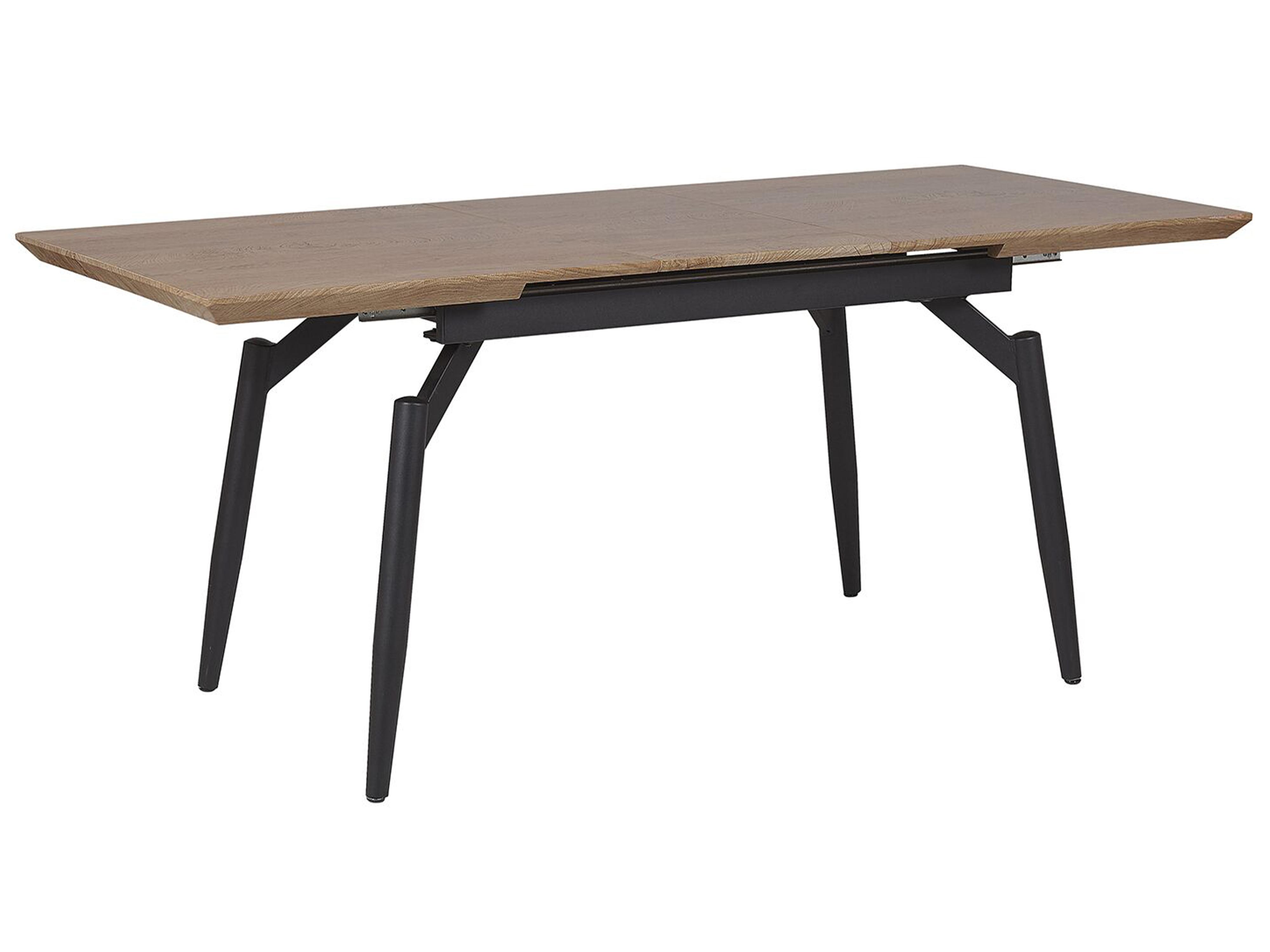 Eettafel uitschuifbaar BARBOSA Donkerbruin 80 cm 140/180 cm