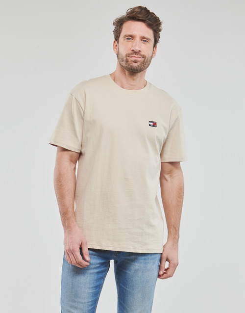 Tommy Jeans - TJM CLSC TOMMY XS BADGE TEE - Beige