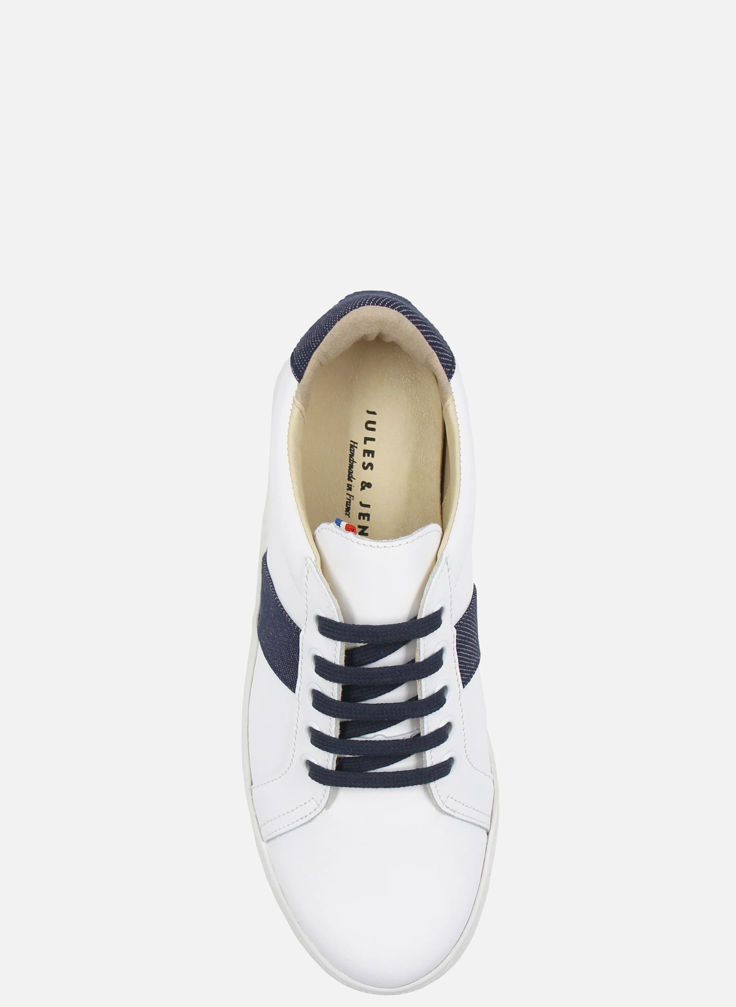 Baskets mif cuir | Blanc