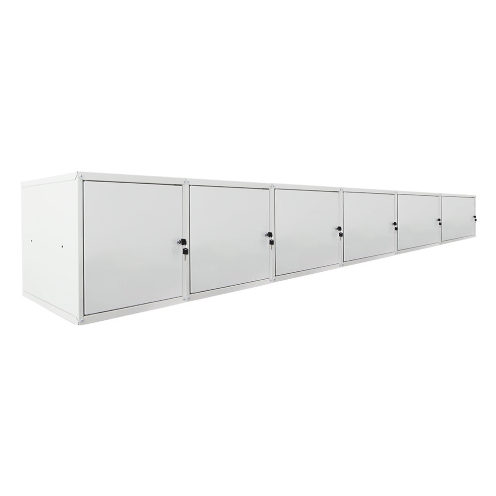 PROREGAL Mega Deal 6x locker cubes Cubic XL HxBxD 45 x 45 x 45 cm grijs