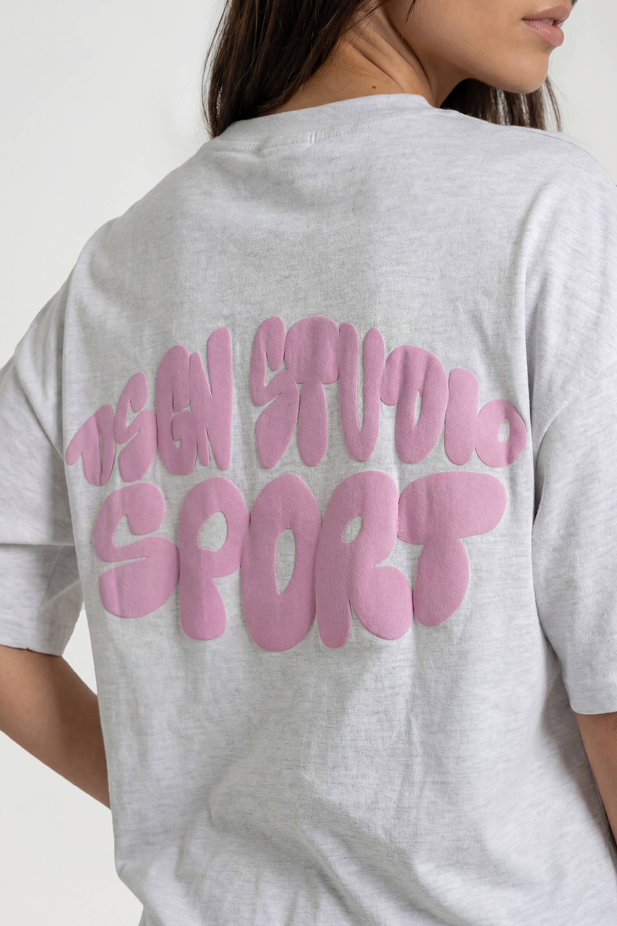 T-shirt Oversize Dsgn Studio Sport À Slogan Bulles